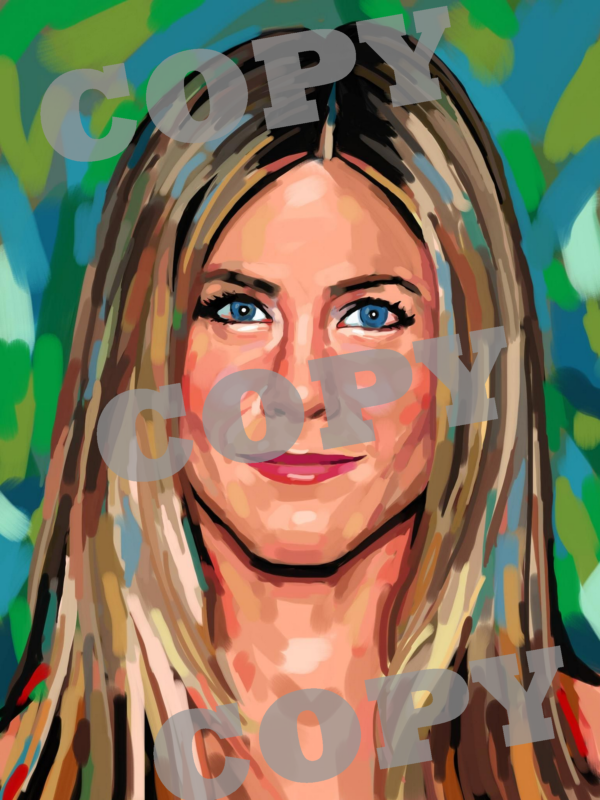 Jennifer Aniston Artistic Print1800 Copy