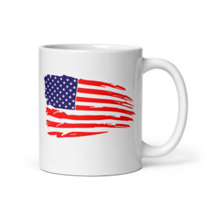 Distressed American Flag New Classic Coffee Mug