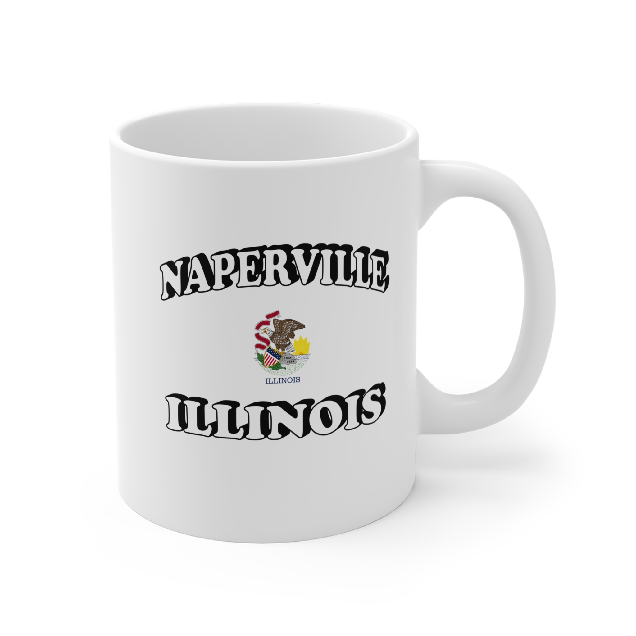Naperville Illinois Ceramic Coffee Mug
